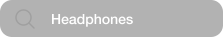 Multi-language search results for headphones